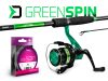 Delphin GreenSPIN pergetőszett - 180 cm/30 g + 2T + 0,22 mm