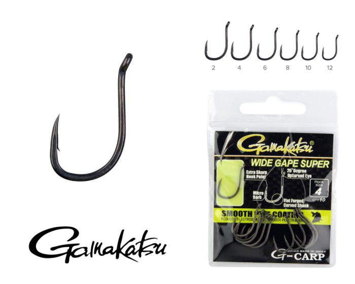 G-Carp Wide Gape Super 10/cs. 6-os