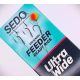 SEDO Ultra Wide Feeder – előkötött feeder horogelőke - 6-os horoggal, 0.10mm-es fonott damillal, 7mm-es csalitüskével (3db)