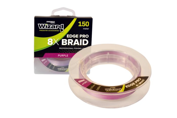 WIZARD EDGE PRO VIOLET 8X 0.07MM BRAID 150M 6,65KG