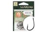 MARUTO HOROG 8355BL CARP HOOKS FORGED STRAIGHT EYE BARBLESS HC BLACK NICKEL 6