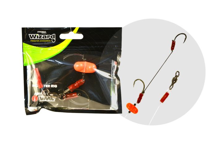 WIZARD MONSTER SURFACE LIVEBAIT DOUBLE MONOBRAID RIG 6/0+8/0 SPECIMEN