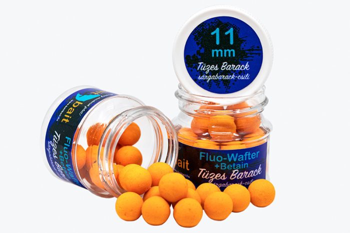 Bait Bait - Tüzes Barack - 11 mm Fluo Wafters Mini Bojli+Betain - 20 g