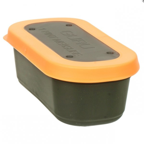 Guru Bait Box csalis doboz 1 Pint / 0,57 L - Solid Lid (zárt Tetővel)