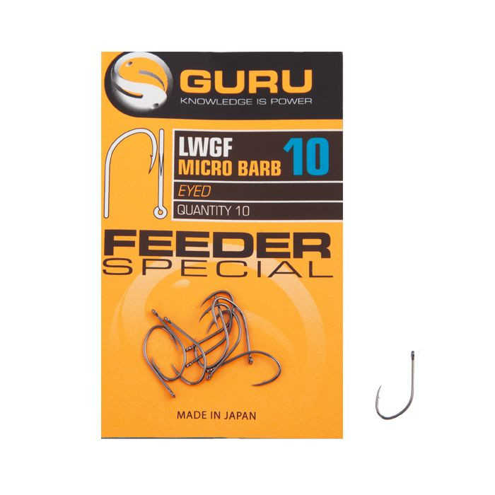 Guru Lwg Feeder Special Eyed füles horog 16-os méret