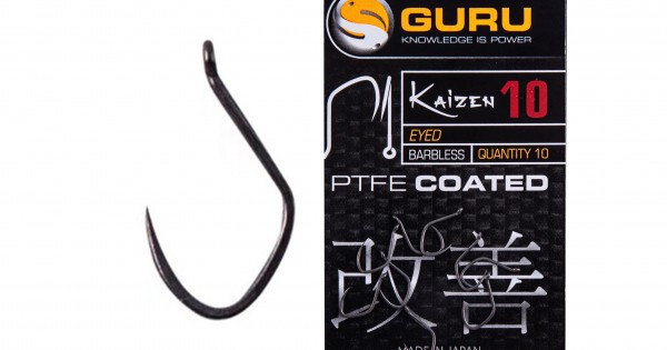 Guru Kaizen Eyed Hook füles, szakáll nélküli horog 10-es méret