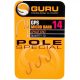 Guru Pole Special Hook lapkás horog 16-os méret