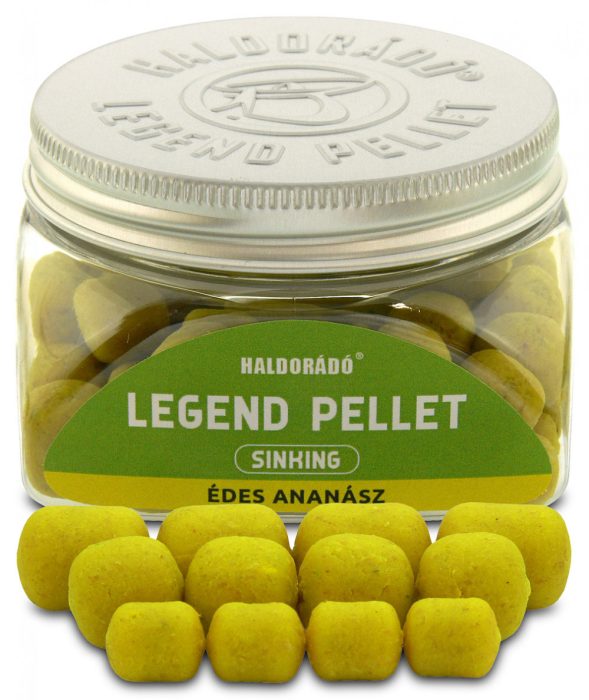 Haldorádó LEGEND PELLET Sinking 8, 12, 16 mm - Édes Ananász