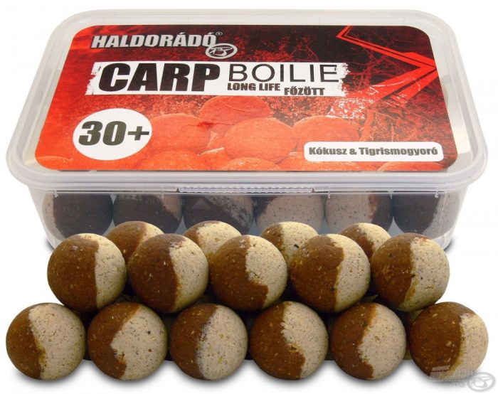 Haldorádó Carp Boilie - Főzött csalizó bojli 30+ mm - Kókusz & Tigrismogyoró