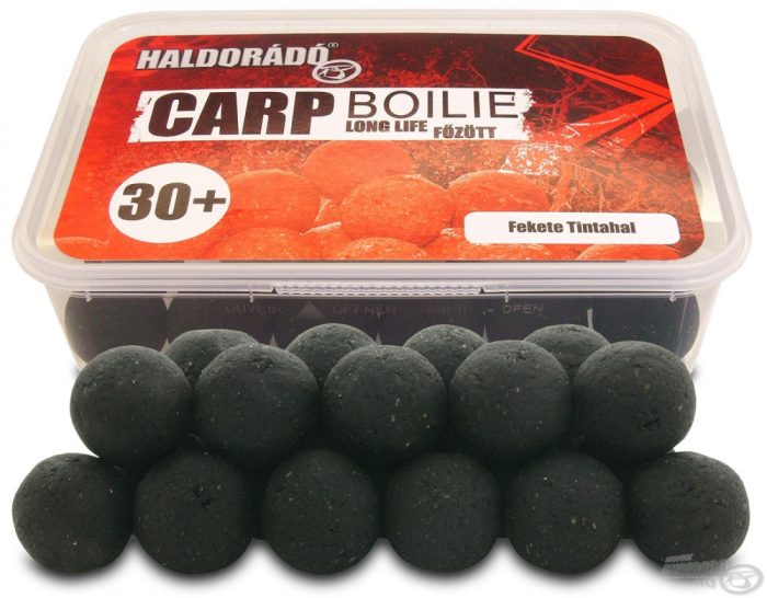 Haldorádó Carp Boilie - Főzött csalizó bojli 30+ mm - Fekete Tintahal