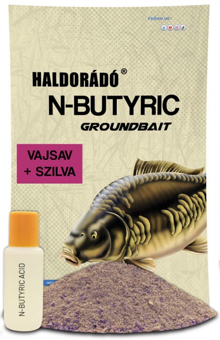 Haldorádó N-Butyric Groundbait - Vajsav + Szilva