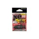 DECOY WORM13 KG HYPER #2/0 NS BLACK 6PCS/BAG