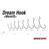 DECOY WORM15 DREAM HOOK #2 NS BLACK 9PCS/BAG