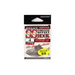 DECOY WORM19 SS HOOK #4 NS BLACK 9PCS/BAG