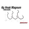 DECOY WORM26 KG HOOK MAGNUM #10/0 NS BLACK 2PCS/BAG