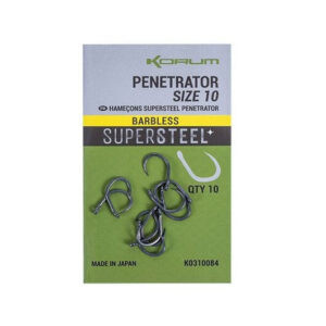 Korum Penetrator Hook Barbless Size 08