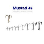 MUSTAD TREBLE HOOKS 1/0 25DB/CSOMAG