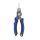 MUSTAD 7.5" ALUMINUM BODY, STAINLESS STEEL JAWS, TUNGSTEN CARBIDE BRAID CUTTER BLUE