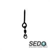 SEDO Long Fast Bait Screw with Swivel - csavaros csalitüske - M - 8mm