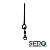 SEDO Long Fast Bait Screw with Swivel - csavaros csalitüske - XL - 18mm