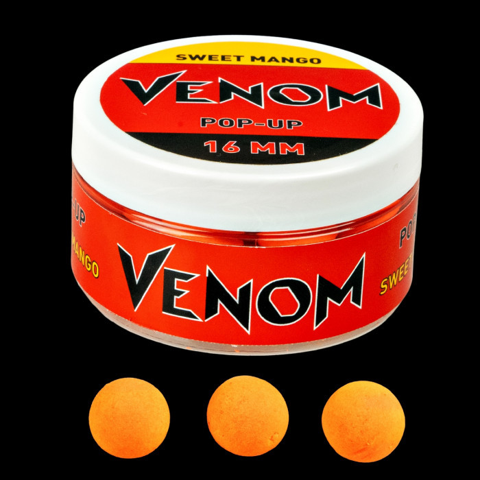 Venom Pop-up Boilie 16 mm  Mango