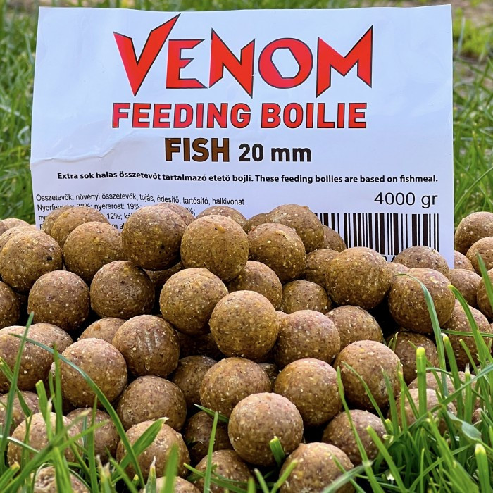 Venom Feeding Boilie Fish 20 mm 4000 g